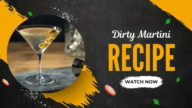 Video thumbnail for Dirty Martini Recipe