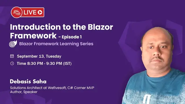 Video thumbnail for Introduction to the Blazor Framework | Blazor Framework Learning Series | Ep. 1