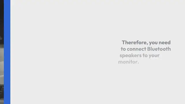 Video thumbnail for How To Connect Bluetooth Speakers To Monitor-3 Ways
