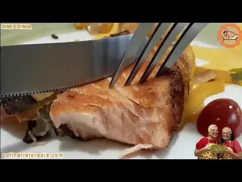 Video thumbnail for SALMÃO GRELHADO COM REFOGADO DE VEGETAIS E ALCAPARRAS