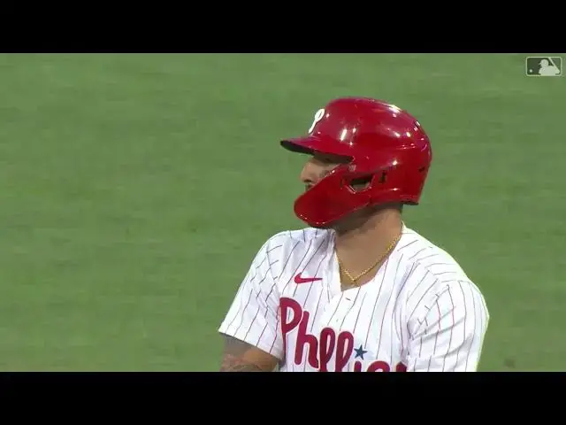 'Video thumbnail for Nick Castellanos CRANKS a RBI Double! | Philadelphia Phillies | 4/10/2023'
