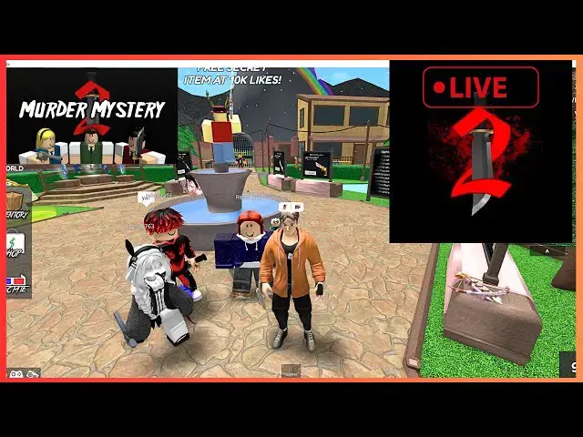 Video thumbnail for ROBLOX JUGANDO murder-mystery-2 MM2🥵😈🤣 #mm2