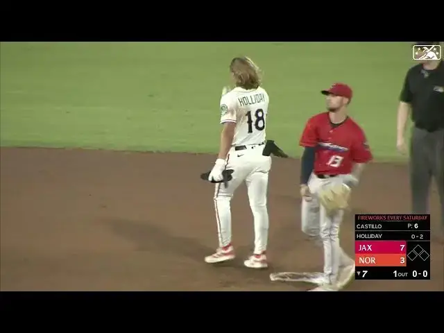 'Video thumbnail for Jackson Holliday's First Hit at Triple-A | Baltimore Orioles Prospect | 9/5/2023'