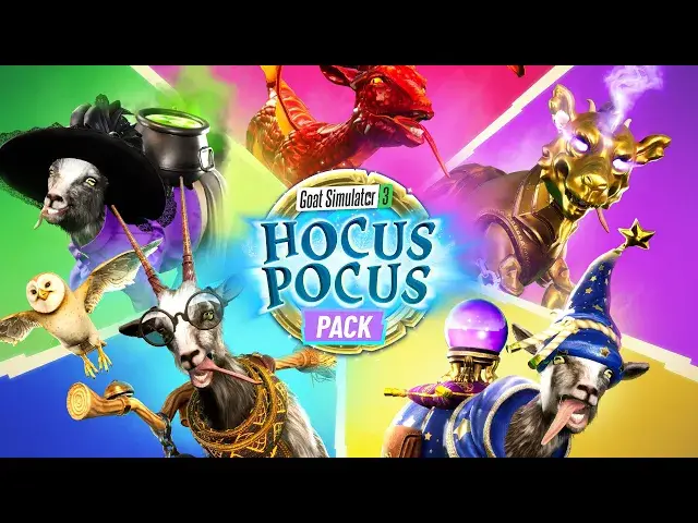 Video thumbnail for Goat Simulator 3 Hocus Pocus Pack Screenshots