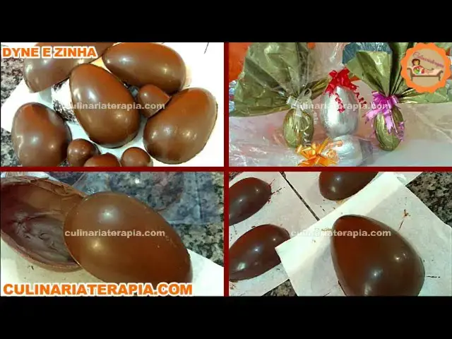 Video thumbnail for Aprenda Como Fazer Ovos de Chocolate para Páscoa Fácil Ensinado por Especialista da Culinária