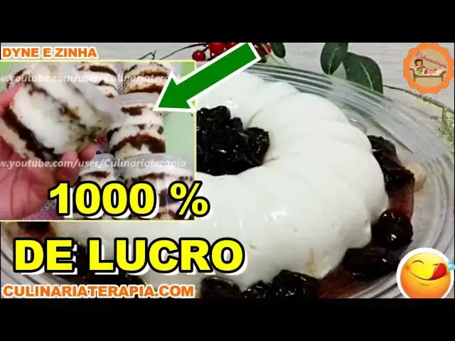 Video thumbnail for A Receita de Manjar de Coco que Me Rendeu 1000% de Lucro, Bolo no Pote de Manjar de Coco com Ameixa