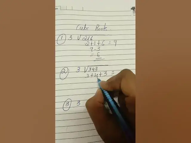 Video thumbnail for Cube Roots Hack