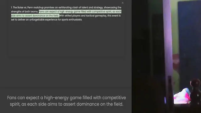 Video thumbnail for 1. The Boise vs. Penn matchup promises an exhilarating clash of talent and strategy, showcasing the strengths of both teams. Fans can expect a high-energy game filled with competitive spirit, as each side aims to assert dominance on the f