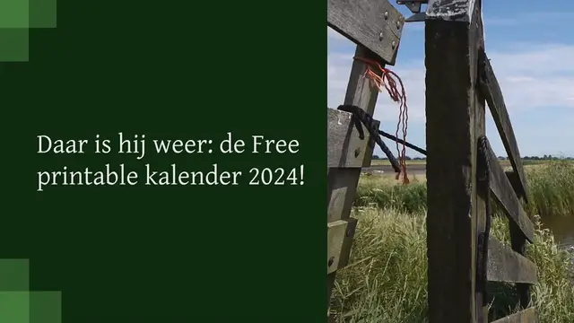 Video thumbnail for Free printable kalender 2024: