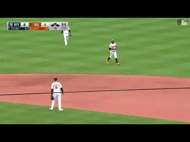 'Video thumbnail for Oswaldo Cabrera CRANKS a Two-Run Double! | New York Yankees | 4/7/2023'