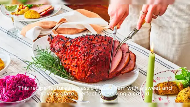 Video thumbnail for Festive Honey-Glazed Christmas Ham