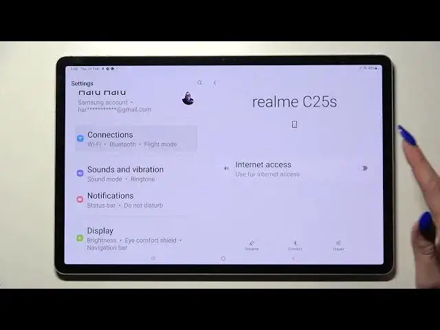 'Video thumbnail for How to Connect Bluetooth Device to SAMSUNG Galaxy Tab S8+ - Bluetooth Connection'