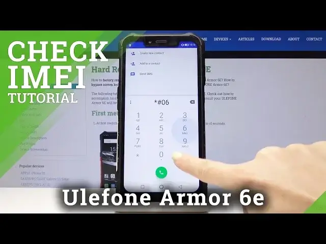 'Video thumbnail for How to Check IMEI in Ulefone Armor 6E - IMEI & Serial Number Checkup'