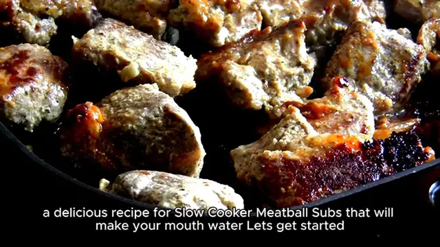 Video thumbnail for Slow Cooker Meatball Subs