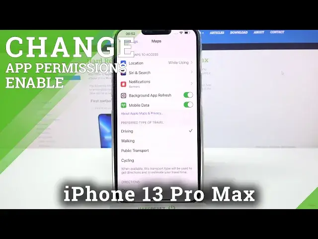 Video thumbnail for How to Change Apps Permissions on iPhone 13 Pro Max - iOS Applications Settings