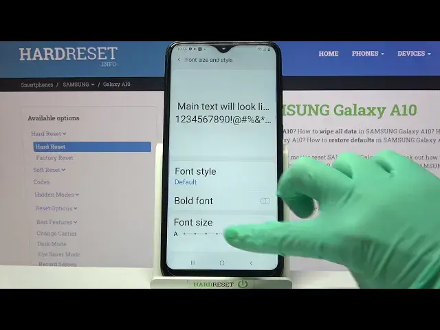 'Video thumbnail for How to Change Font Size on SAMSUNG Galaxy A10 – Adjust Font Size'