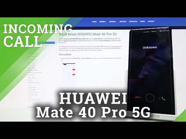 'Video thumbnail for Huawei Mate 40 Pro 5G - Available Options & Incoming Call Screen Presentation'