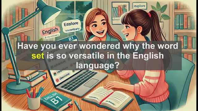 Video thumbnail for 2500 Must Know CEFR B1 Vocabulary - The Versatility of 'Set': A Key Word for B1 English Learners