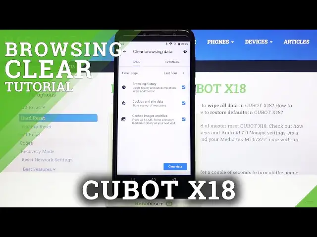 'Video thumbnail for How to Clear Browsing Data on CUBOT X18 – Clear Browsing History'