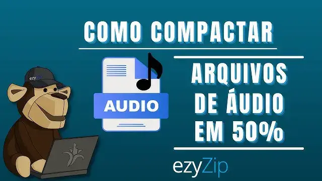 'Video thumbnail for Compactar arquivos de áudio em 50% online (guia fácil)'