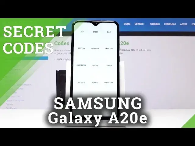 Video thumbnail for SAMSUNG Galaxy A20e Secret Codes