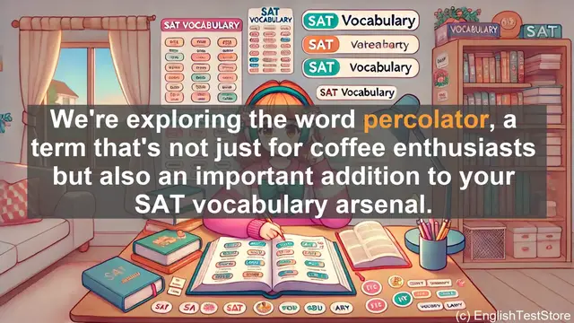 Video thumbnail for 5000 Must Know SAT Vocabulary - SAT Vocabulary: Understanding 'Percolator' Beyond Coffee