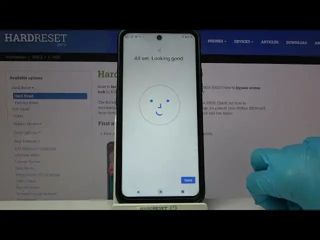 'Video thumbnail for How to Set Up Face Unlock in Nokia XR20 - Add Face Data'