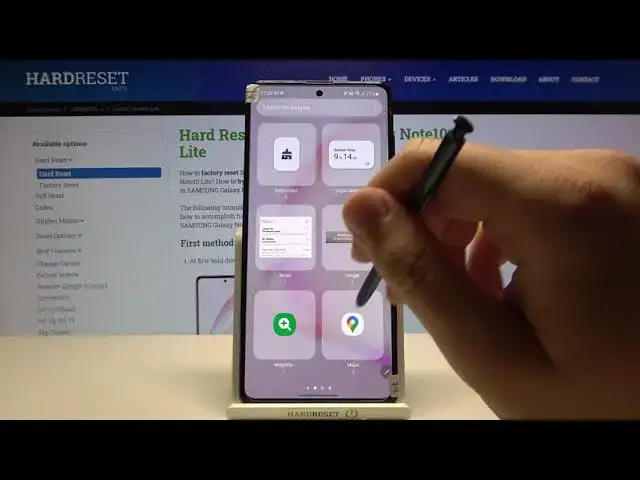 Video thumbnail for How to Add Widgets to Home Screen in Samsung Galaxy Note 10 Lite?