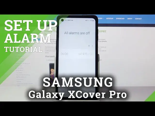 'Video thumbnail for How to Set Up Alarm Clock on SAMSUNG Galaxy XCover Pro – Schedule Alarm Clock'