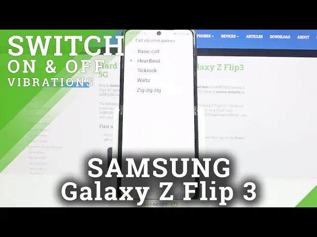 'Video thumbnail for How to Change Vibration Pattern on SAMSUNG Galaxy Z Flip 3 – Manage Vibration Settings'
