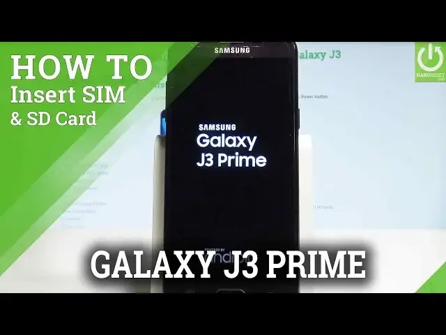 Video thumbnail for SAMSUNG Galaxy J3 Prime INSERT Nano SIM and Micro SD / Set Up SIM & SD