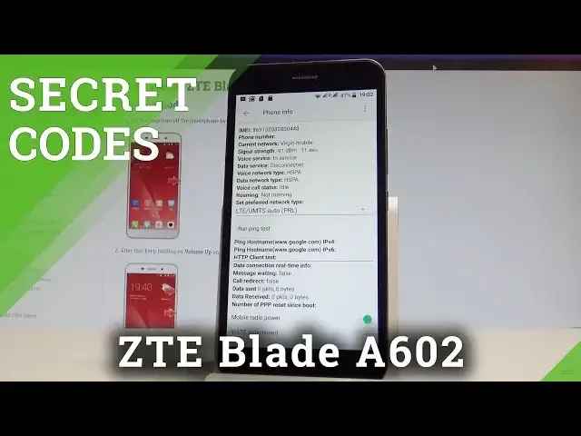 'Video thumbnail for ZTE Blade A602 CODES / Secret Menu / Hidden Mode / Tricks |HardReset.Info'
