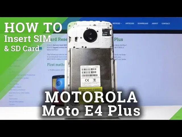 'Video thumbnail for How to Insert Nano SIM & Micro SD Card in MOTOROLA Moto E4 Plus – SIM & SD Cards Slot'