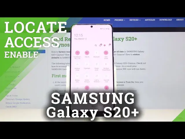 'Video thumbnail for How to Turn Off Location in SAMSUNG Galaxy S20+'