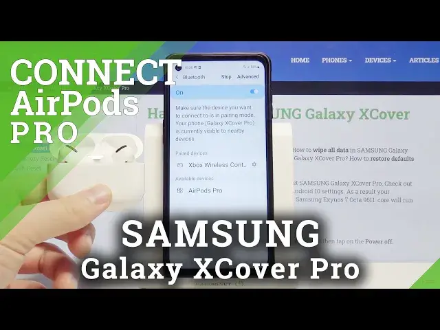 Video thumbnail for Link AirPods Pro to SAMSUNG Galaxy XCover Pro – AirPods Pro & Android