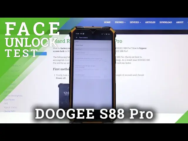 Video thumbnail for Doogee S88 Pro Face Unlock Test