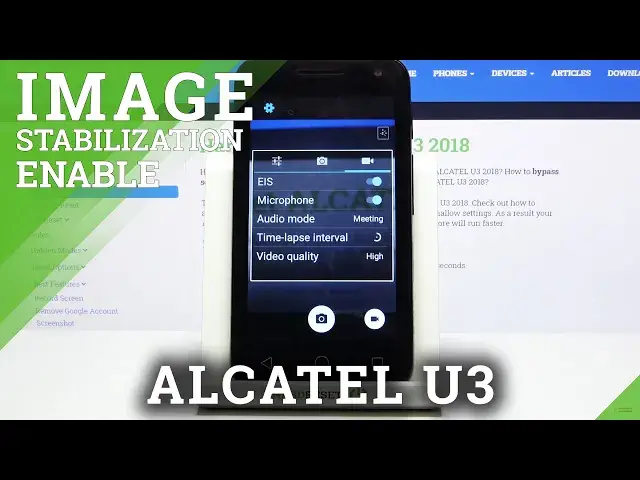 'Video thumbnail for How to Activate Image Stabilization on ALCATEL U3 – Turn On Image Stabilization'