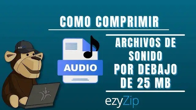 'Video thumbnail for Comprima archivos de audio de menos de 25 MB en línea (Guía fácil)'
