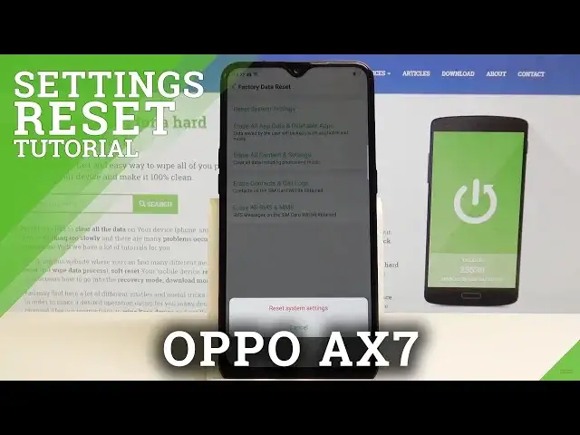 'Video thumbnail for How to Reset Settings in OPPO AX7 - Restore Factory Settings'