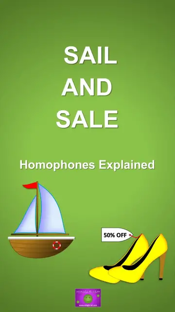 'Video thumbnail for Sail vs Sale: Master Homophones with Clear Examples'