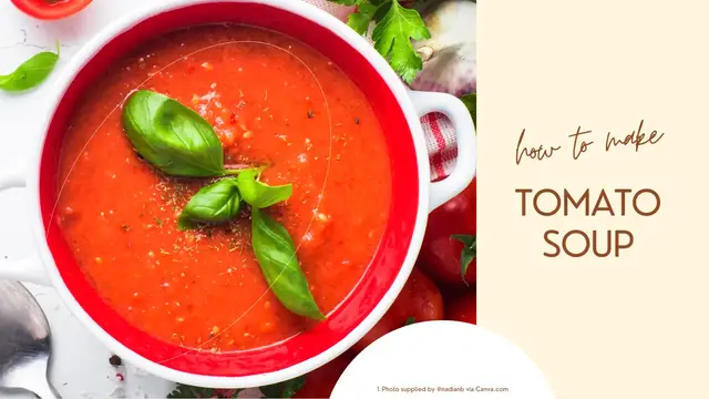 Video thumbnail for Easy Homemade Tomato Soup
