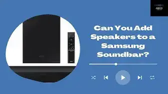 Video thumbnail for Can You Add Speakers to a Samsung Soundbar?