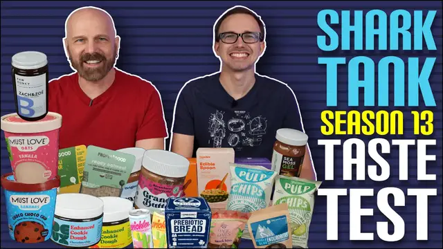Video thumbnail for Let's Try Shark Tank Season 13 Food and Drinks!