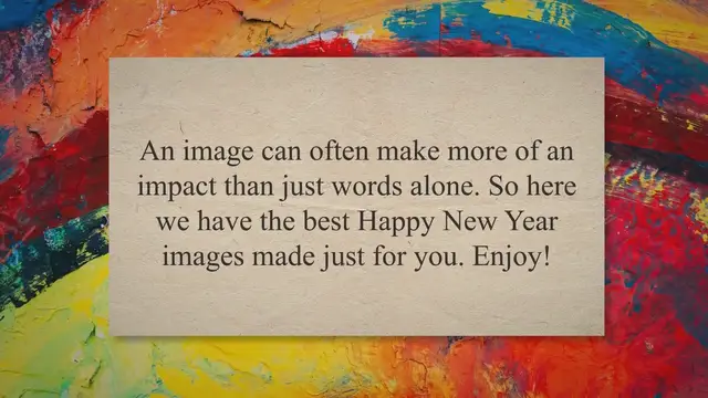 Video thumbnail for Happy New Year Images - New Year Wishes Images and Pictures