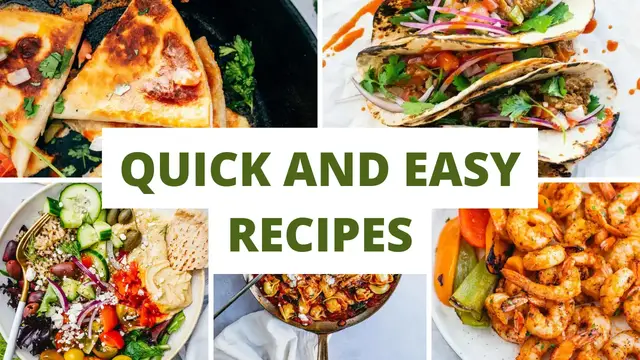 Video thumbnail for Quick and easy recipes