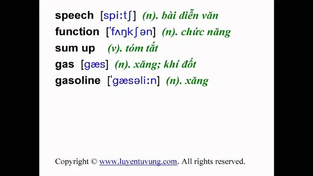 Video thumbnail for Learn English Vocabulary - Grade 9 - Unit 07 - Lesson 03