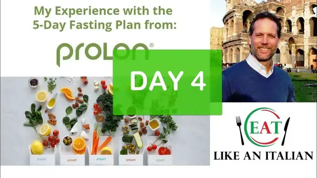 'Video thumbnail for ProLon Fasting Mimicking Diet - Day FOUR!'
