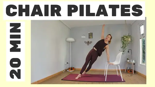 Video thumbnail for Pilates Fullbody Chair Workout (non-seated)