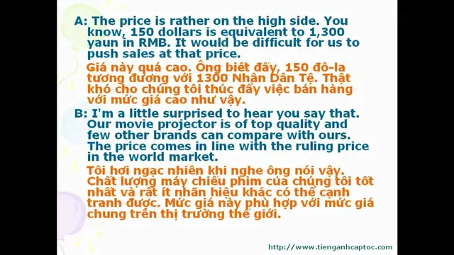 Video thumbnail for English for Trade, Finance, and Bank Unit 12 - Dialogue 001