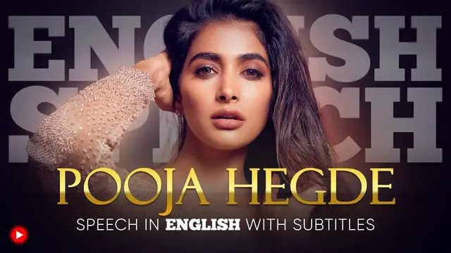 Video thumbnail for ENGLISH SPEECH | POOJA HEGDE: Donate (English Subtitles)